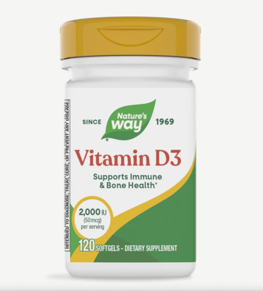 Nature's Way Vitamin D3 120 Softgels