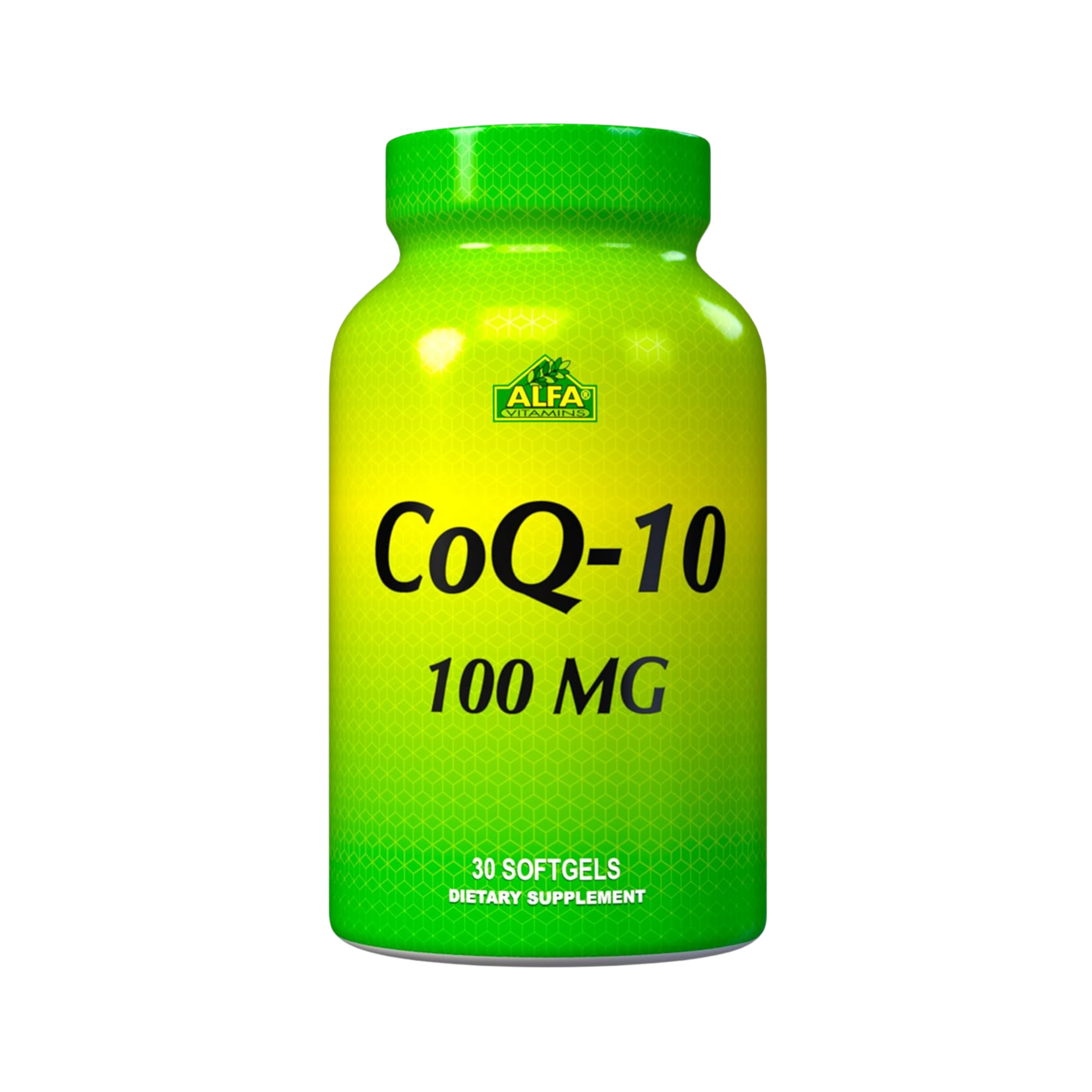 Alfa Vitamins Coq-10 100 mg 30 Softgels