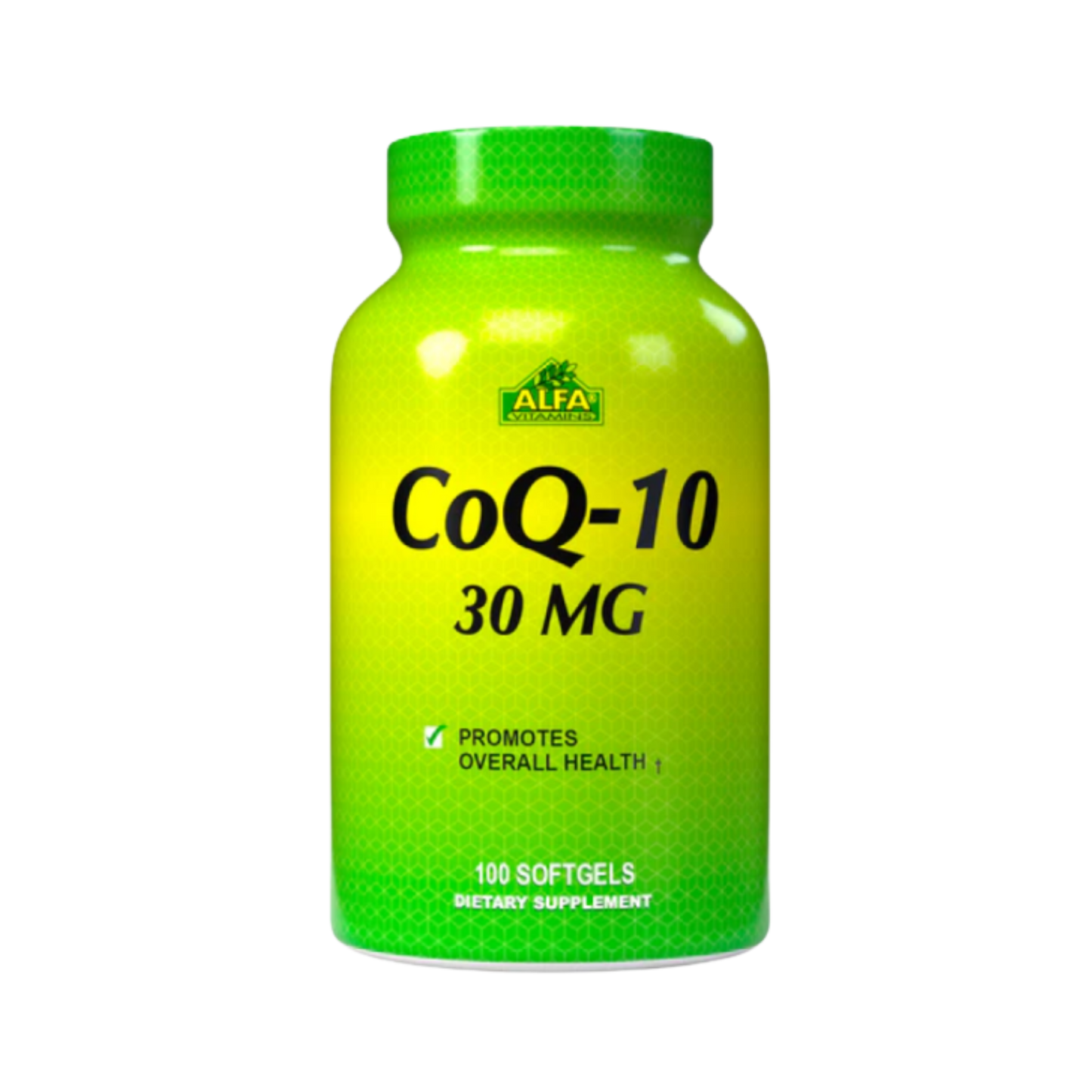 Alfa Vitamins Coq-10 30 mg 100 Softgels
