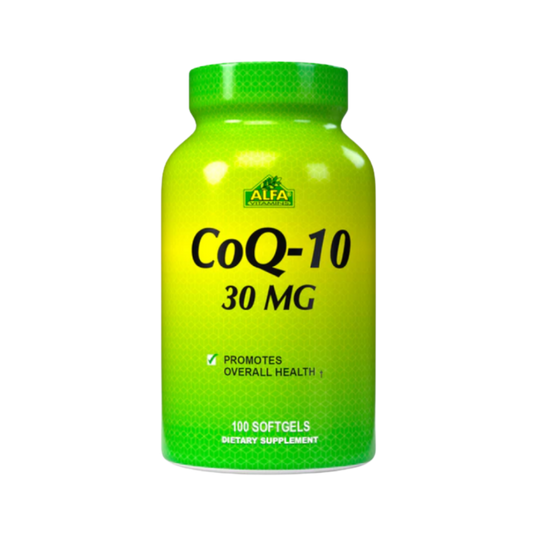 Alfa Vitamins Coq-10 30 mg 100 Softgels
