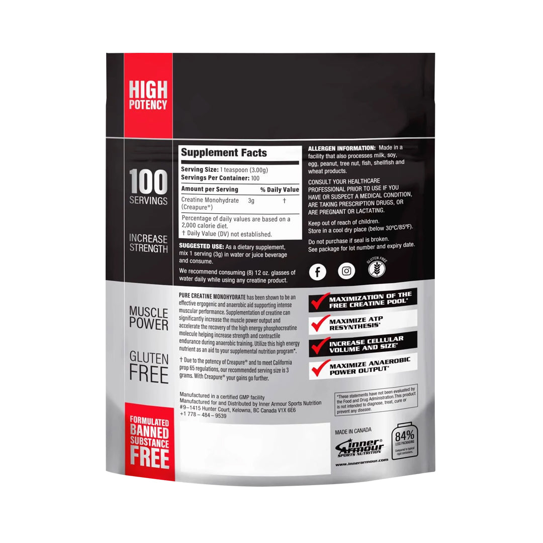 Inner Armour Creatina Monohidrato Creapure 300g Bag