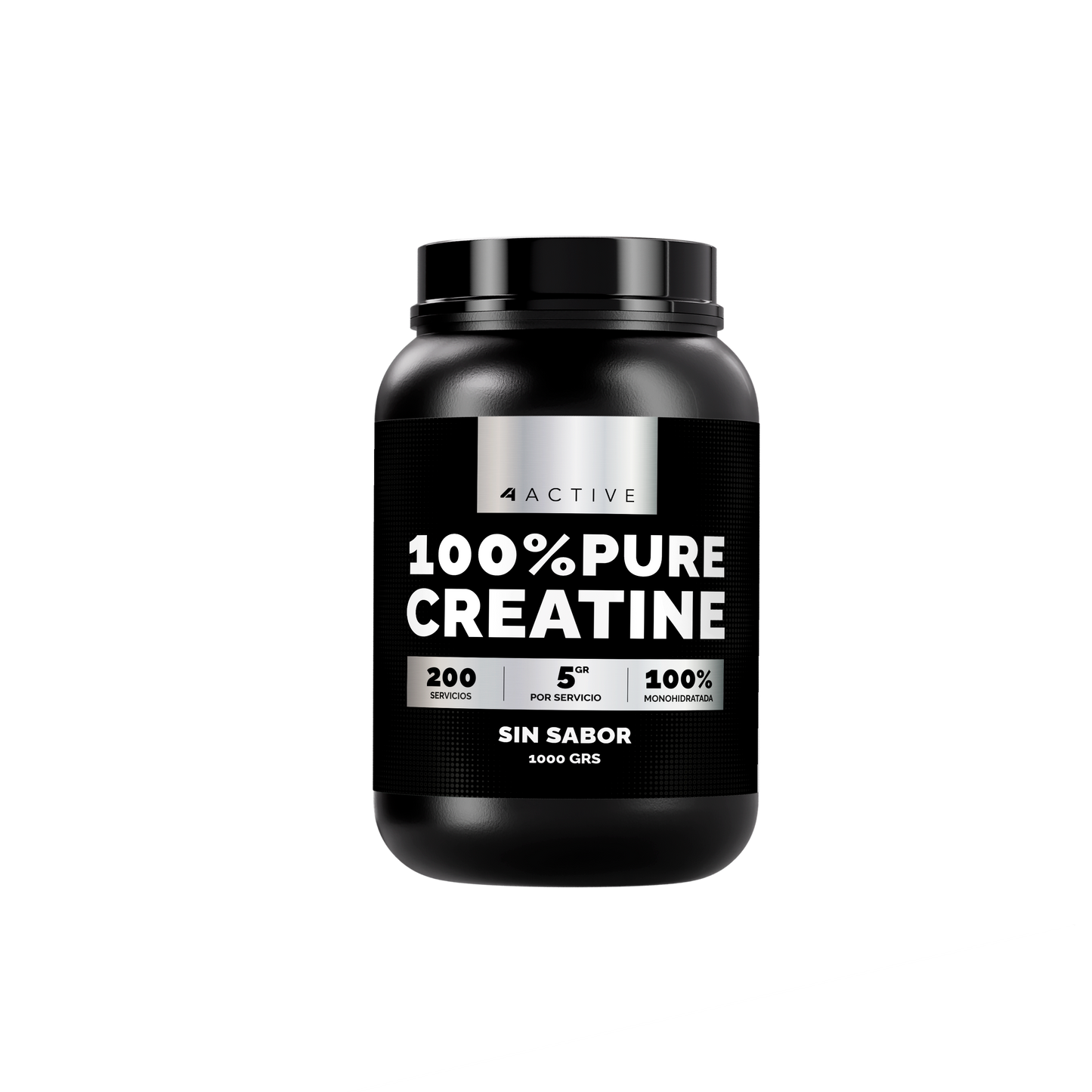 4Active 100% Pure Creatine Monohydrate - 1000 Grs