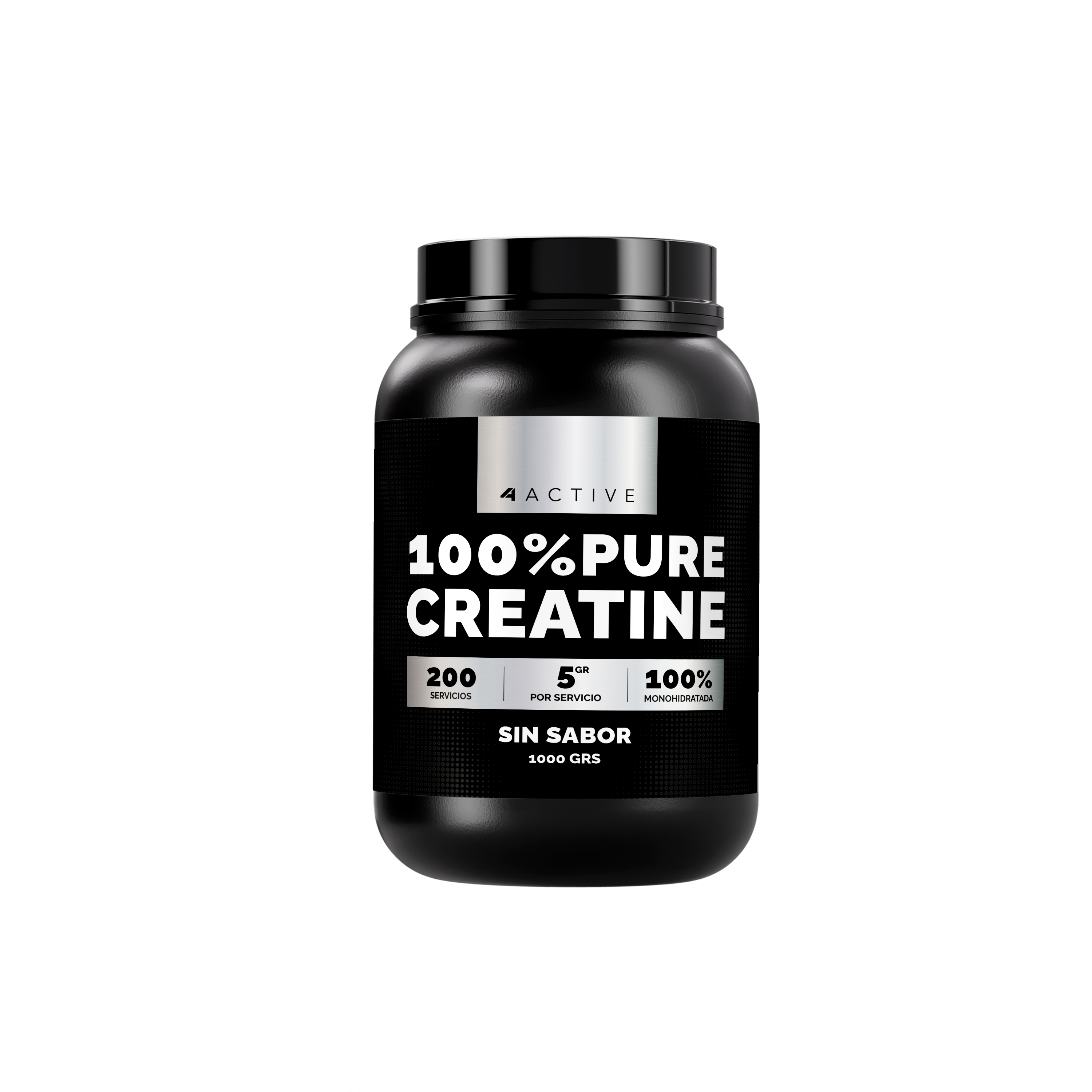 4Active 100% Pure Creatine Monohydrate - 1000 Grs