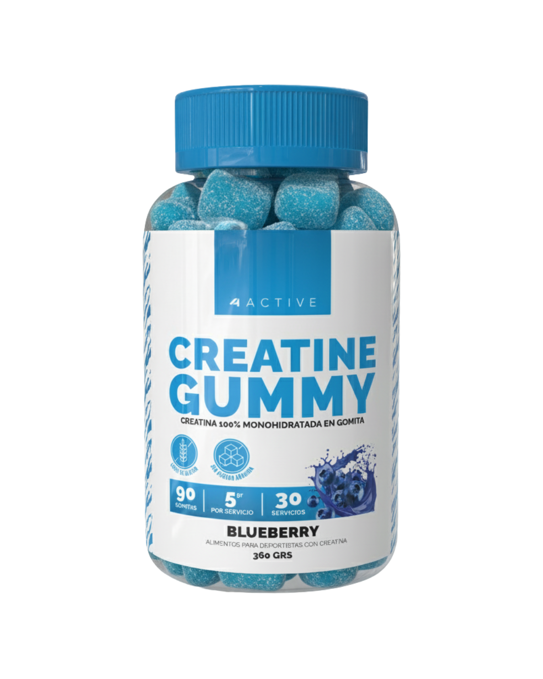 Creatine Gummy 4active 30 Servicios