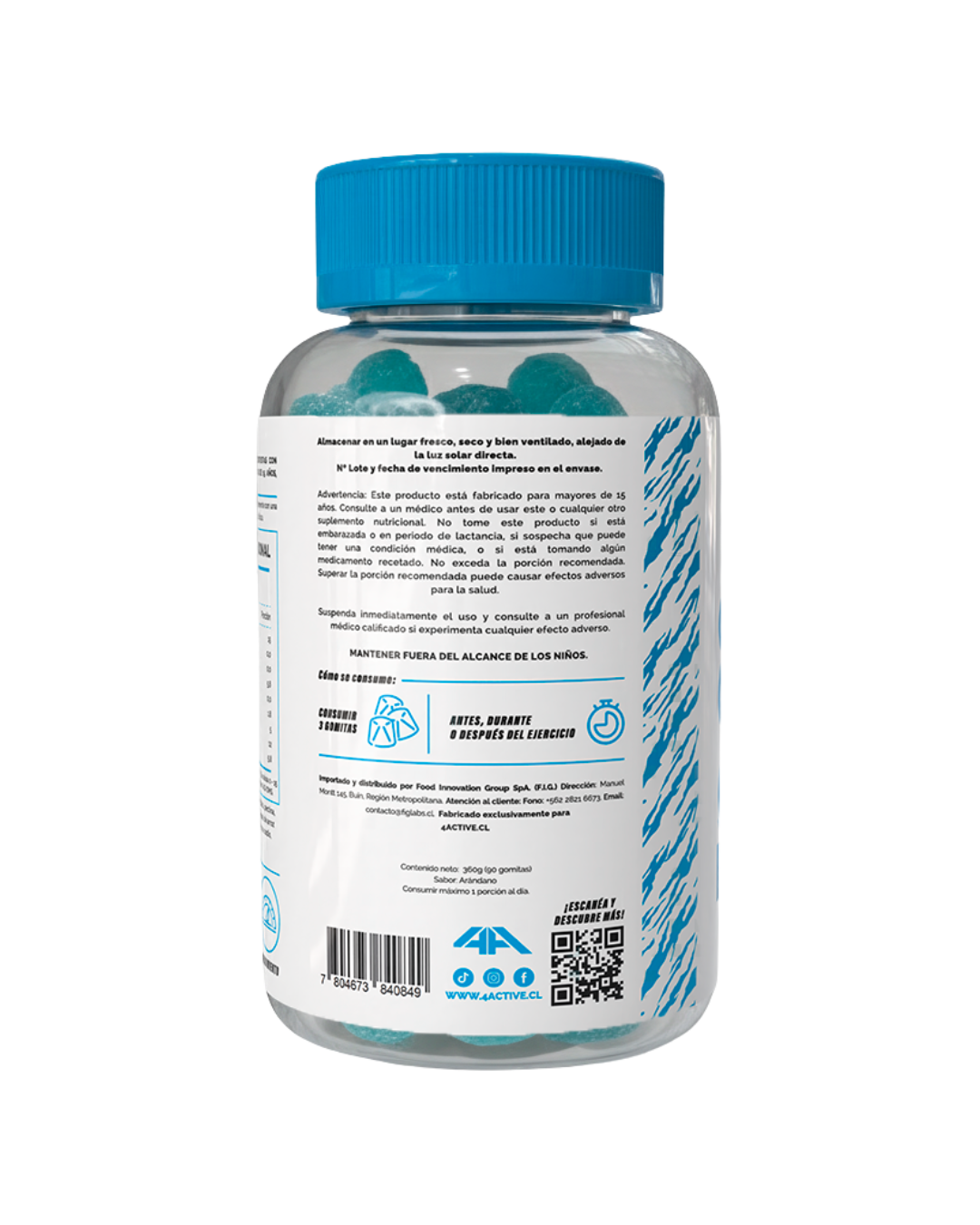 Creatine Gummy 4active 30 Servicios