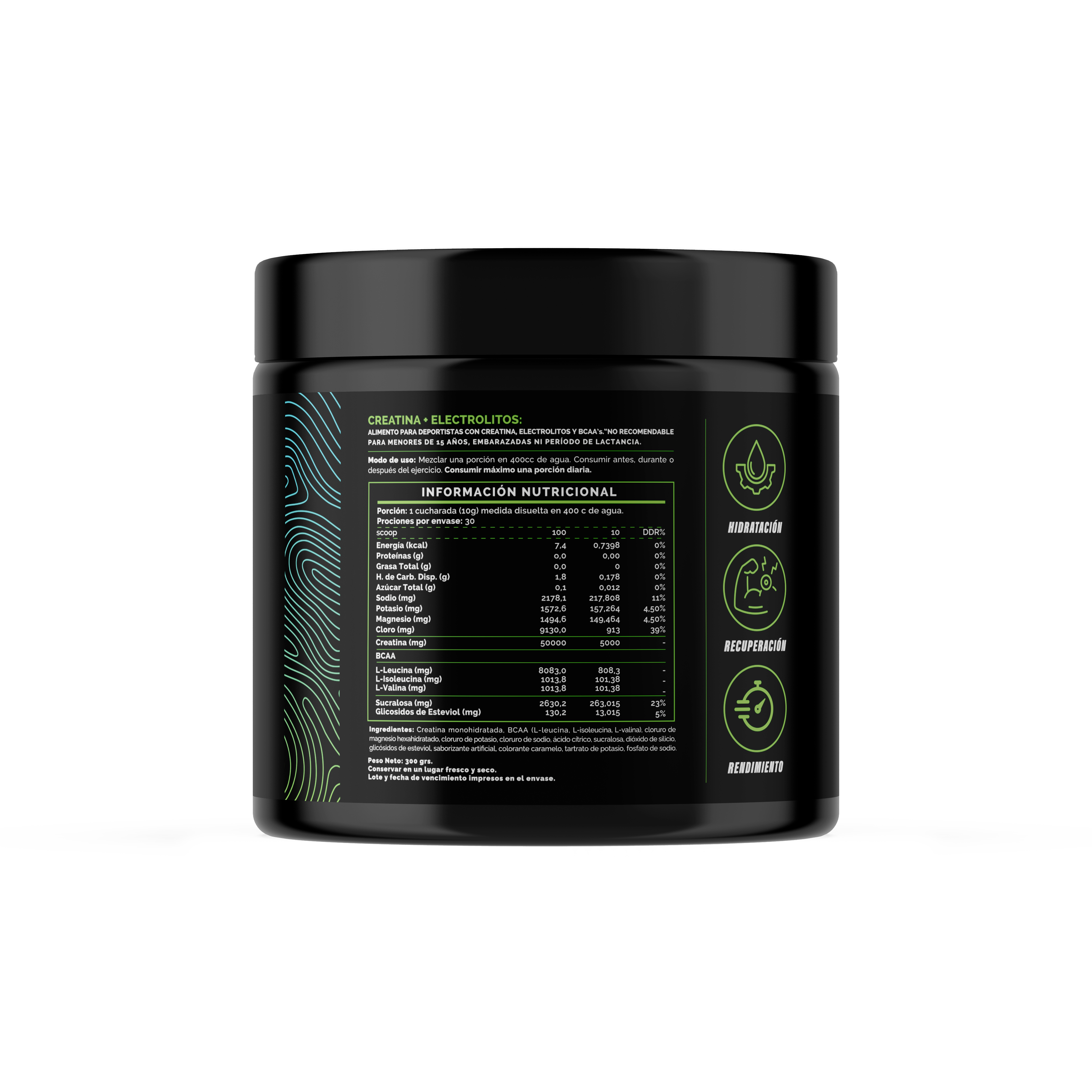 4Active Creatine + Electrolytes 300 Grs