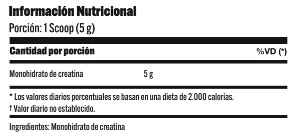 Bio Sport Creatine Max Monohidratada 300 g | 60 Servicios · 5g por Toma · Fuerza
