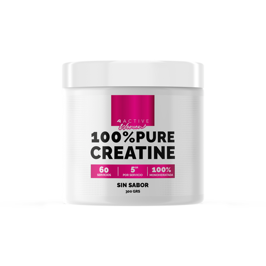 4Active 100% Pure Creatine Women 300 Grs 60 Servicios