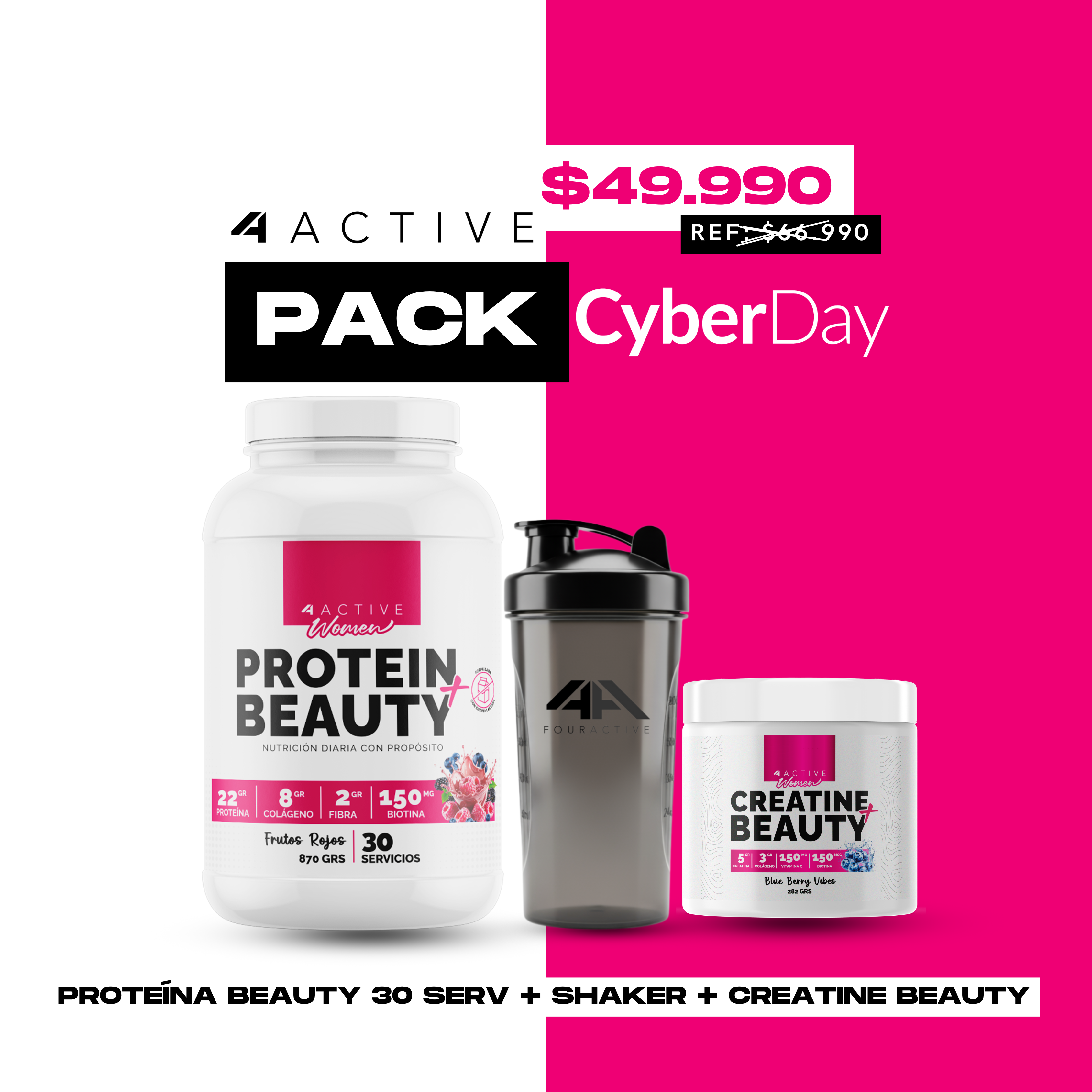 Pack 4Active Beauty+ | Belleza · Bienestar · Cuidado Integral