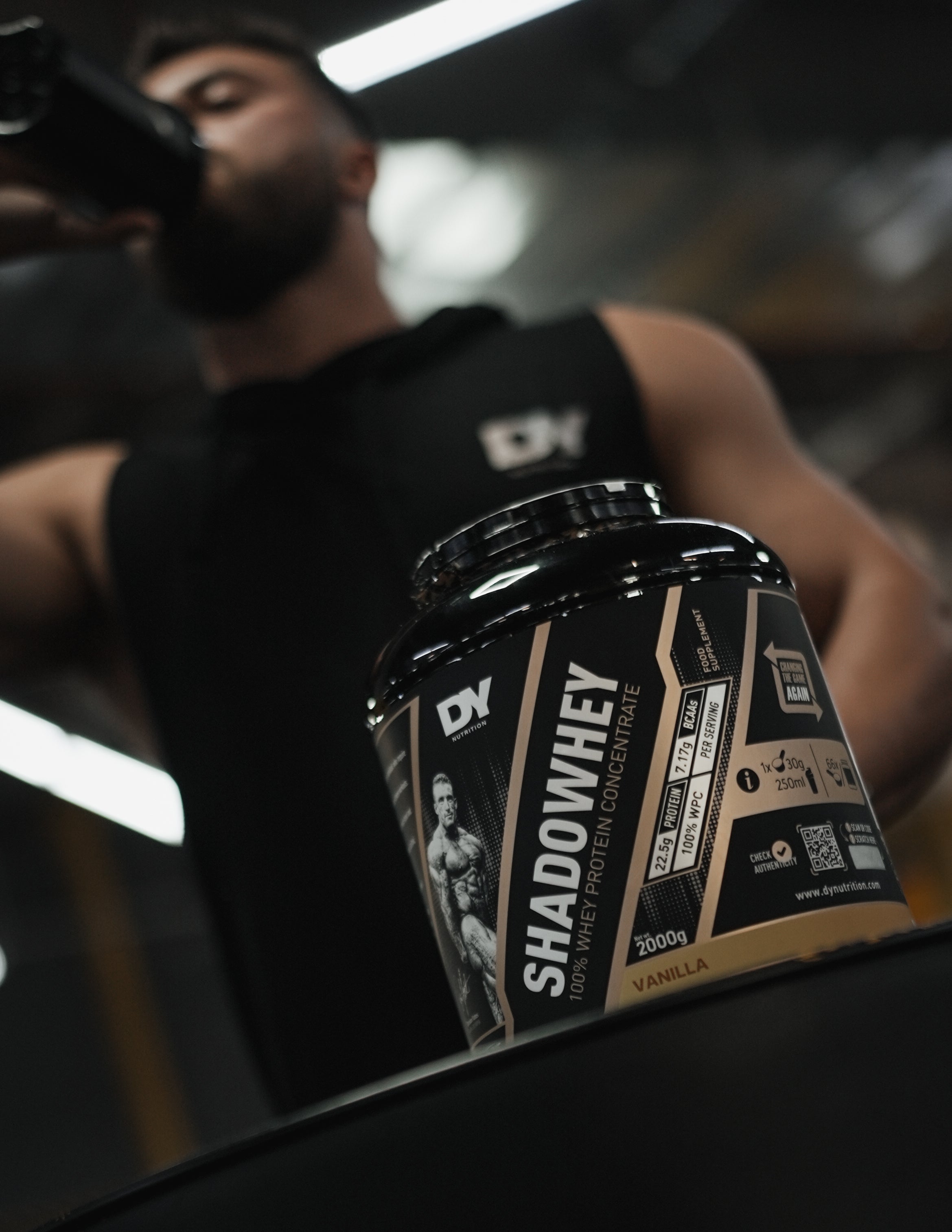 Dynutrition ShadoWhey 100% Whey Dorian Yates 2 kg | 66 Servicios · 23g Proteína · BCAAs