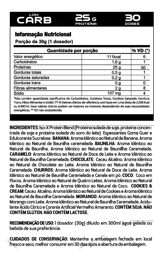 XPro Nutrition ISO-x Protein Complex 900 g Bolsa Refill | 30 Servicios · 25g Proteína