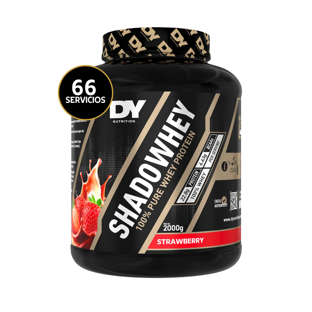 Dynutrition ShadoWhey 100% Whey Dorian Yates 2 kg | 66 Servicios · 23g Proteína · BCAAs