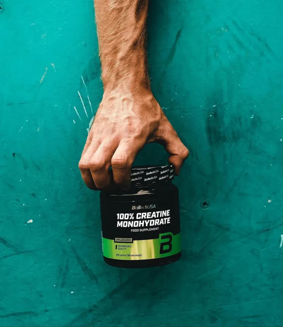 BioTechUSA Creatina Micronizada 100% Pura 300 g | 88 Servicios · 3g por Toma · Fuerza