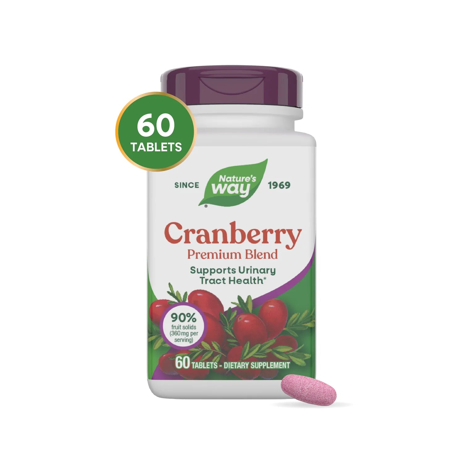 Cranberry Standarized Extract Nature's Way 60 capsulas