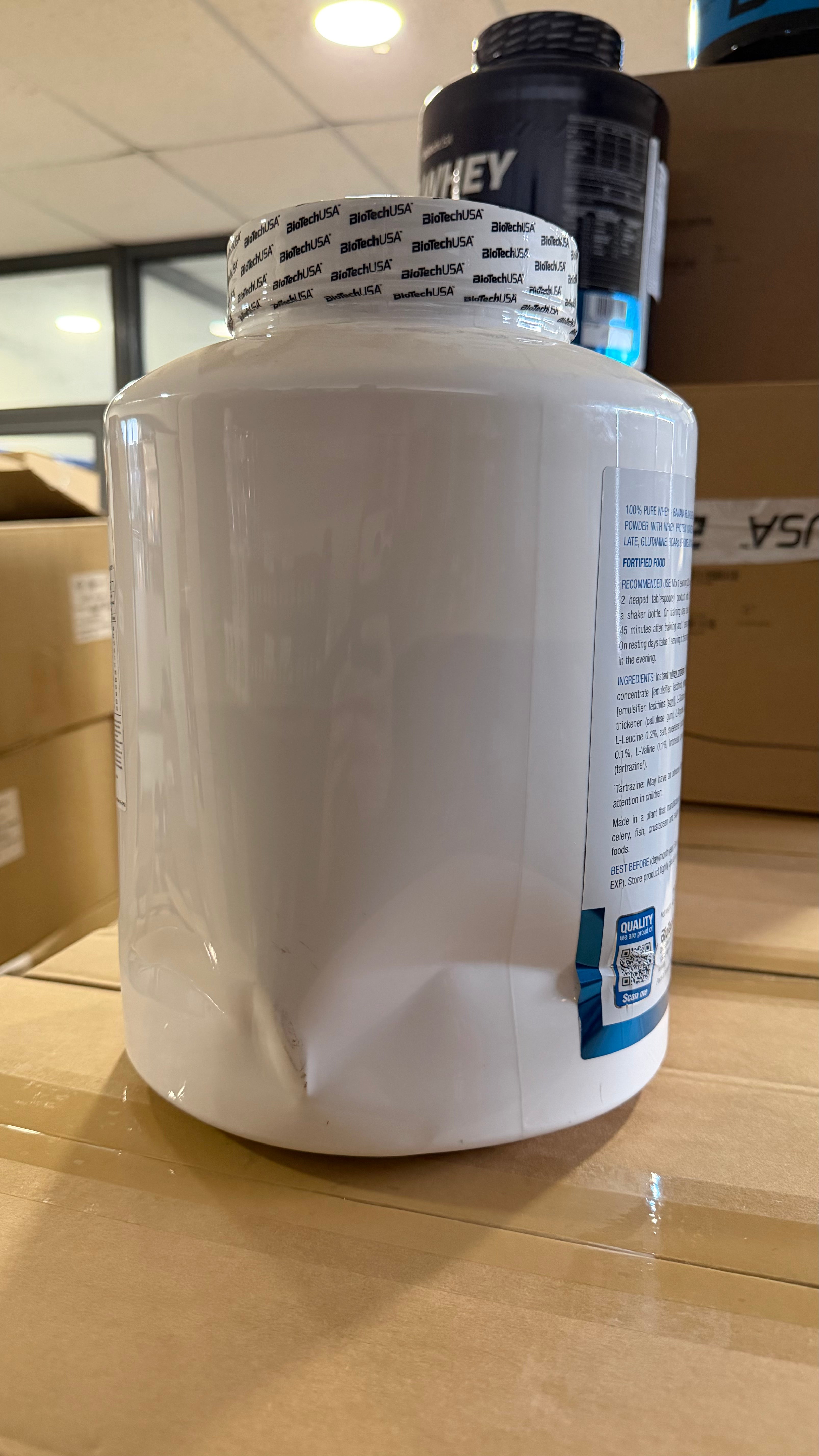 LIQUIDACIÓN - BioTechUSA 100% Pure Whey Proteína 2.27 kg | 81 Servicios · 24g Proteína · Recuperación Muscular