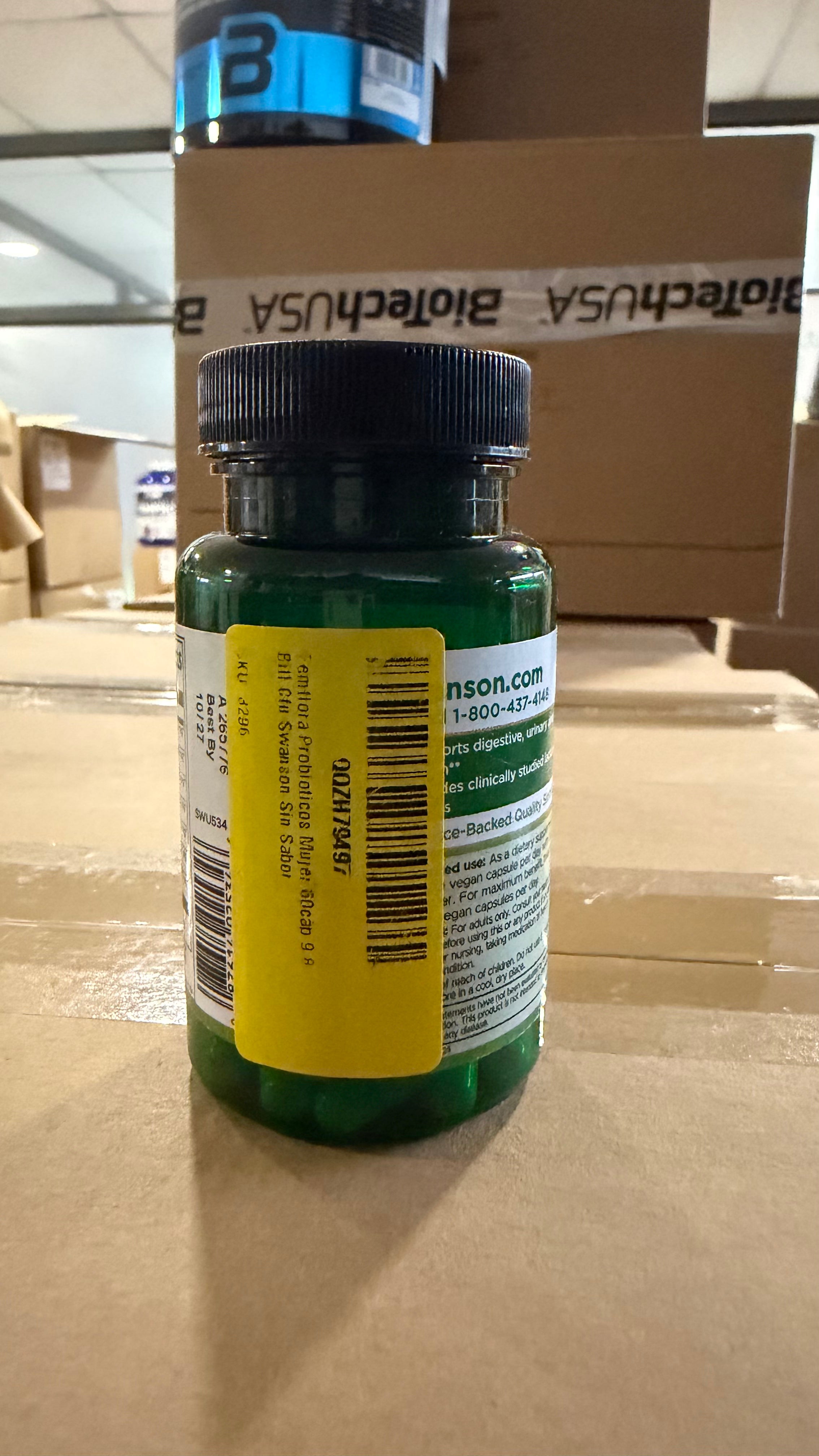 LIQUIDACIÓN - Swanson FemFlora Probiótico Femenino | 60 Cápsulas · Salud íntima e Intestinal