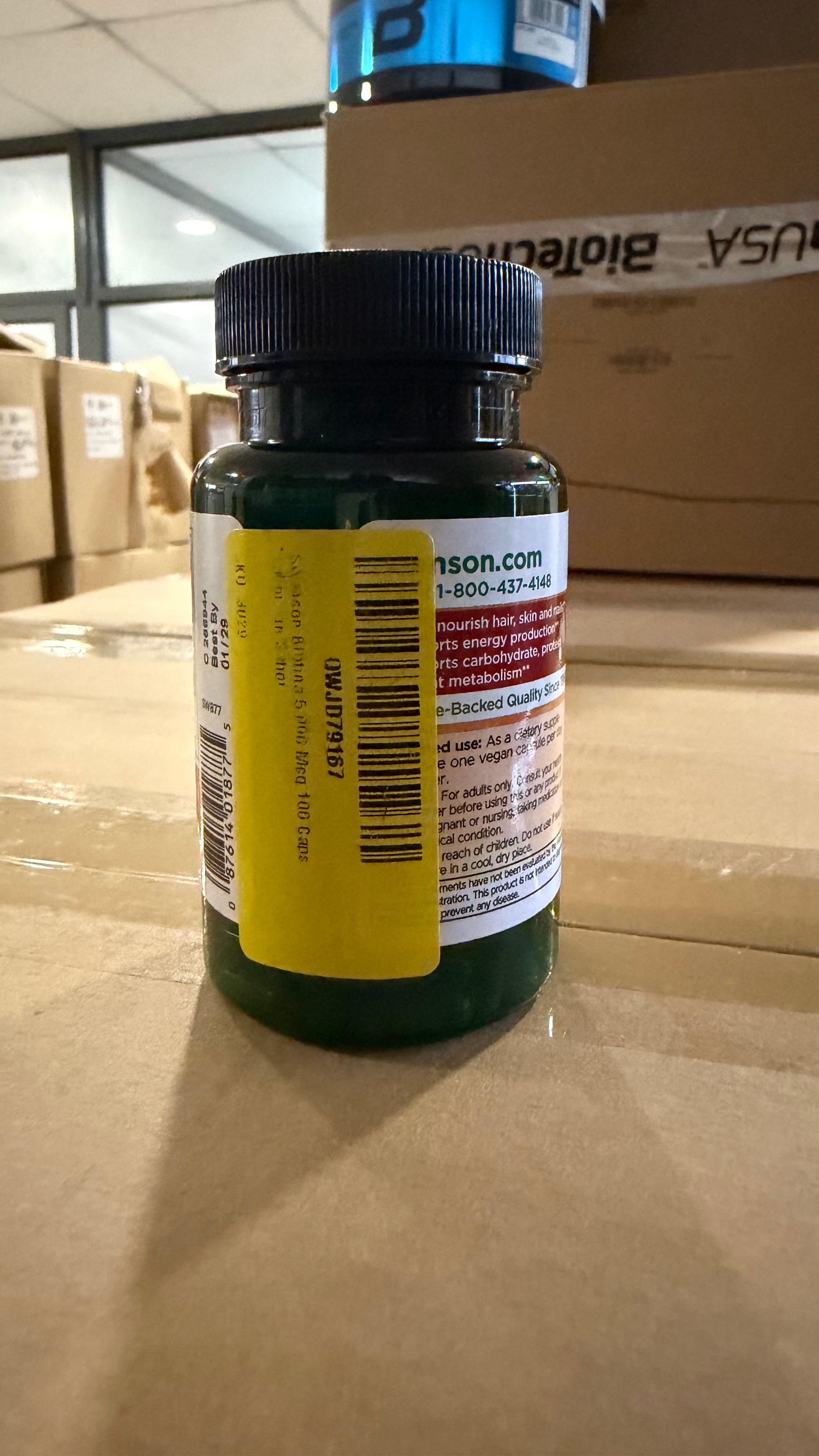 LIQUIDACIÓN - Swanson Biotina 5.000 mcg | 100 Cápsulas · Cabello, Piel y Uñas Fuertes