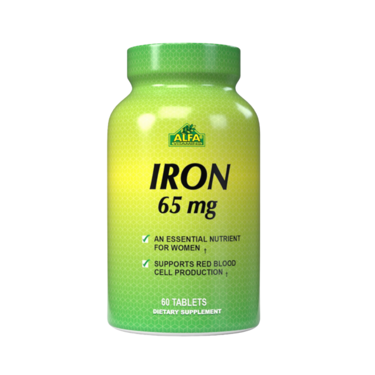 Alfa Vitamins Iron 65 Mg 60 Tabletas