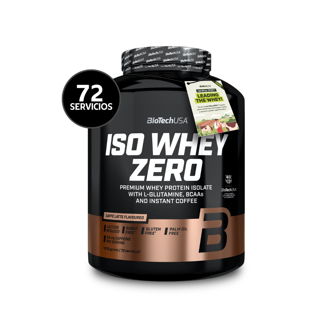 BioTechUSA Iso Whey Zero 1816 g | 72 Servicios · Whey Isolate · Sin Azúcar y Gluten