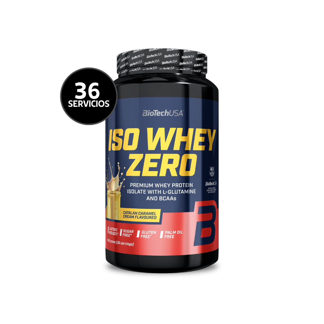 BioTechUSA Iso Whey Zero 908 g | 36 Servicios · Whey Isolate · Sin Azúcar y Gluten