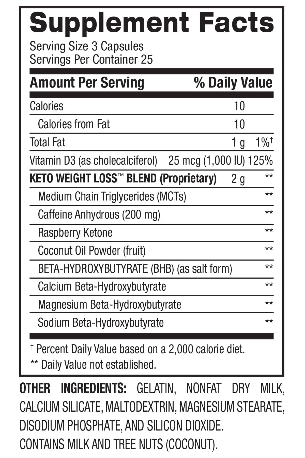BPI Sports Keto Weight Loss Quemador Cetogénico | 75 Cápsulas · BHB · Ideal Dieta Keto