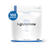 L-Glutamine 100% - Nutriversum - 500g / 100 Servicios