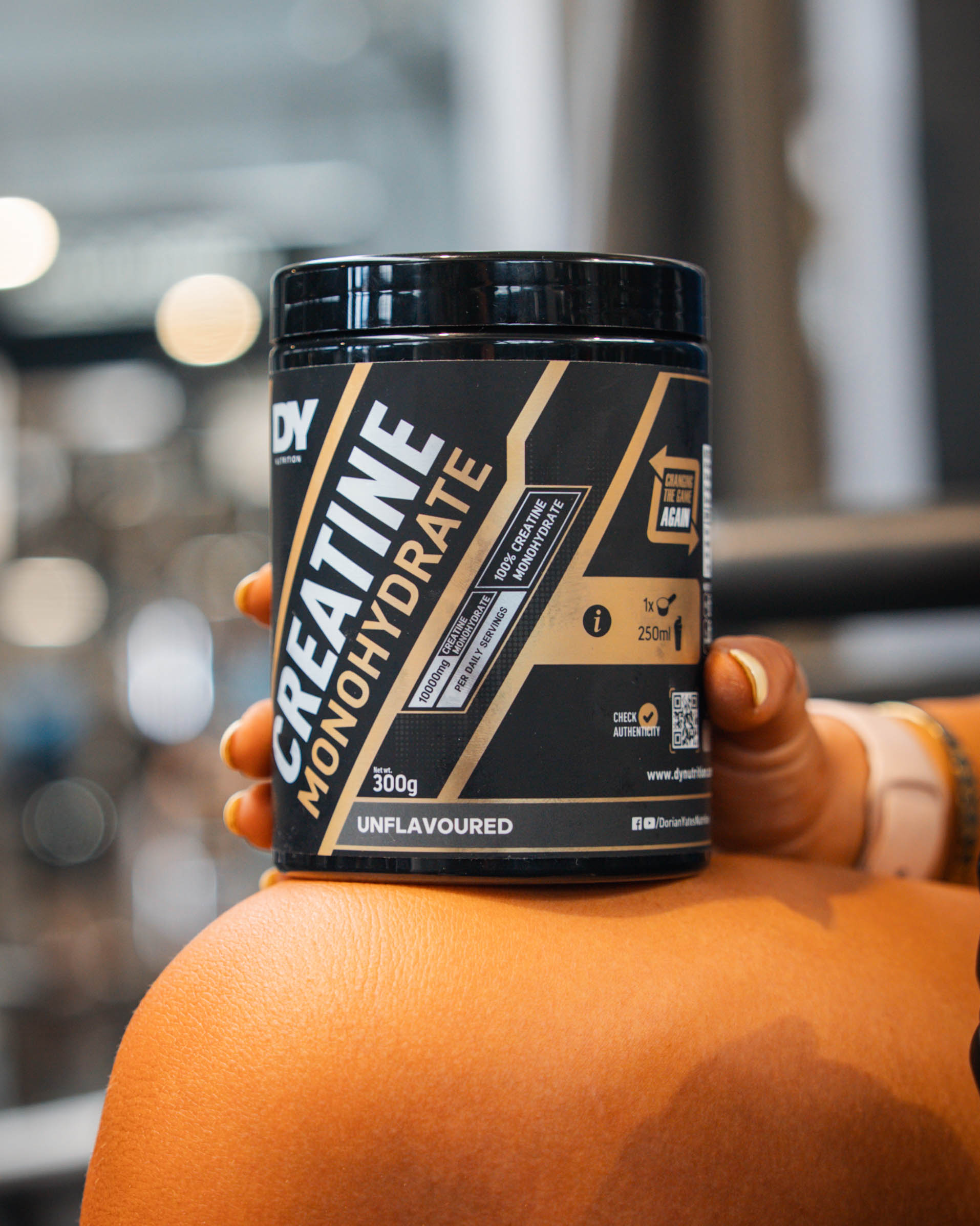Dynutrition Creatine Shadow Monohydrate Dorian Yates 300 g | 60 Servicios · 5g por Toma