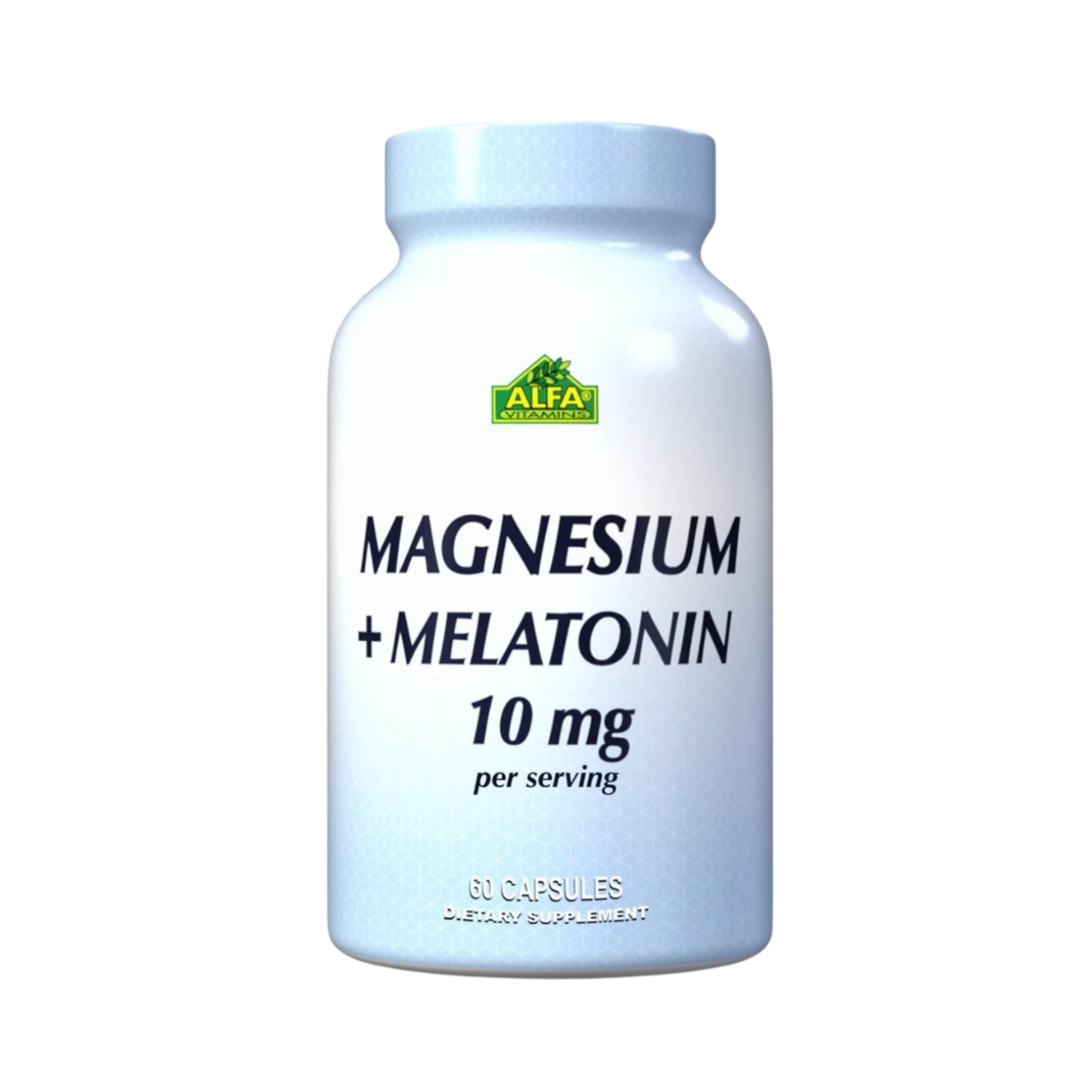 Alfa Vitamins Magnesium + Melatonin 10 mg 60 Caps