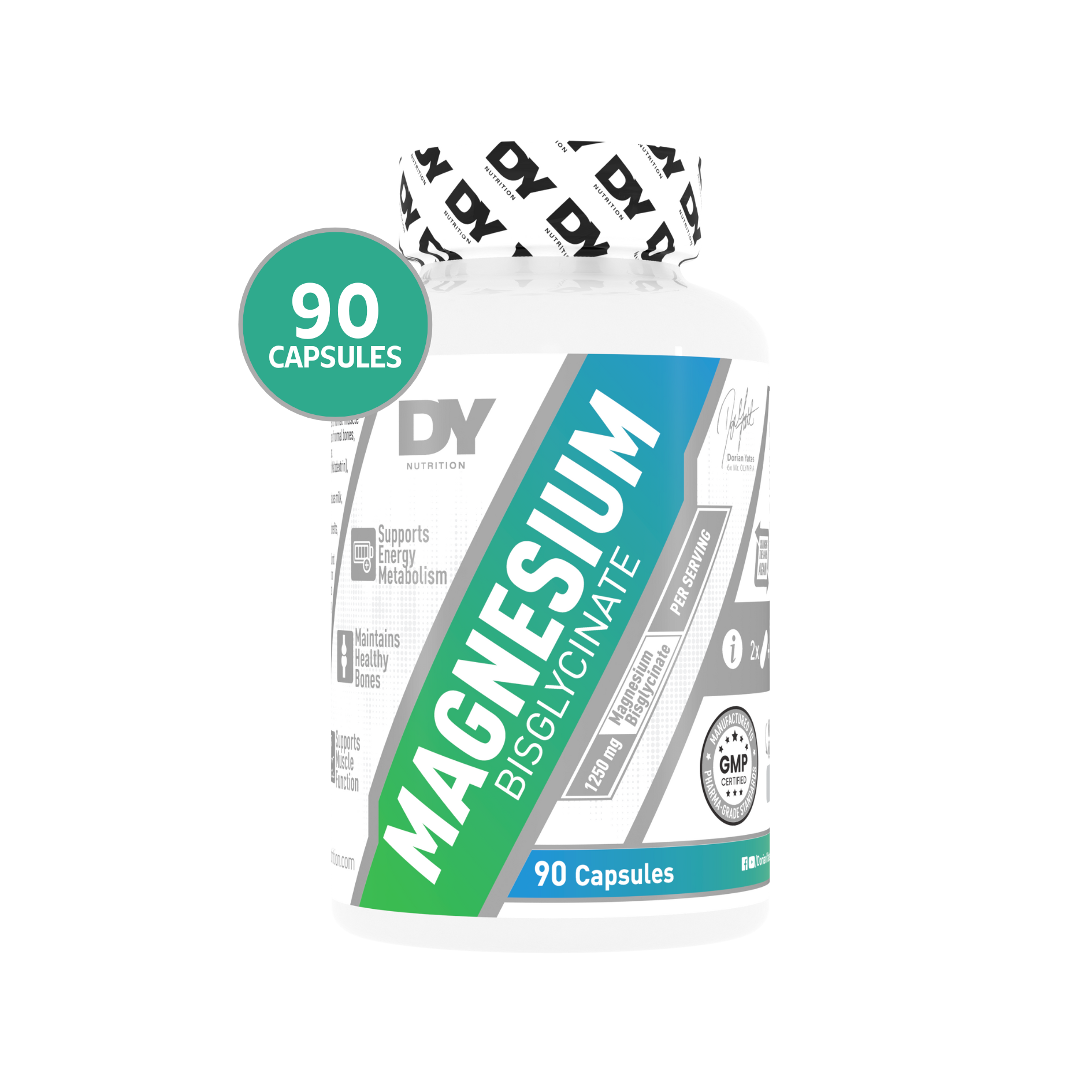 Magnesium Bisglycinate Dorian Yates 90 Capsules