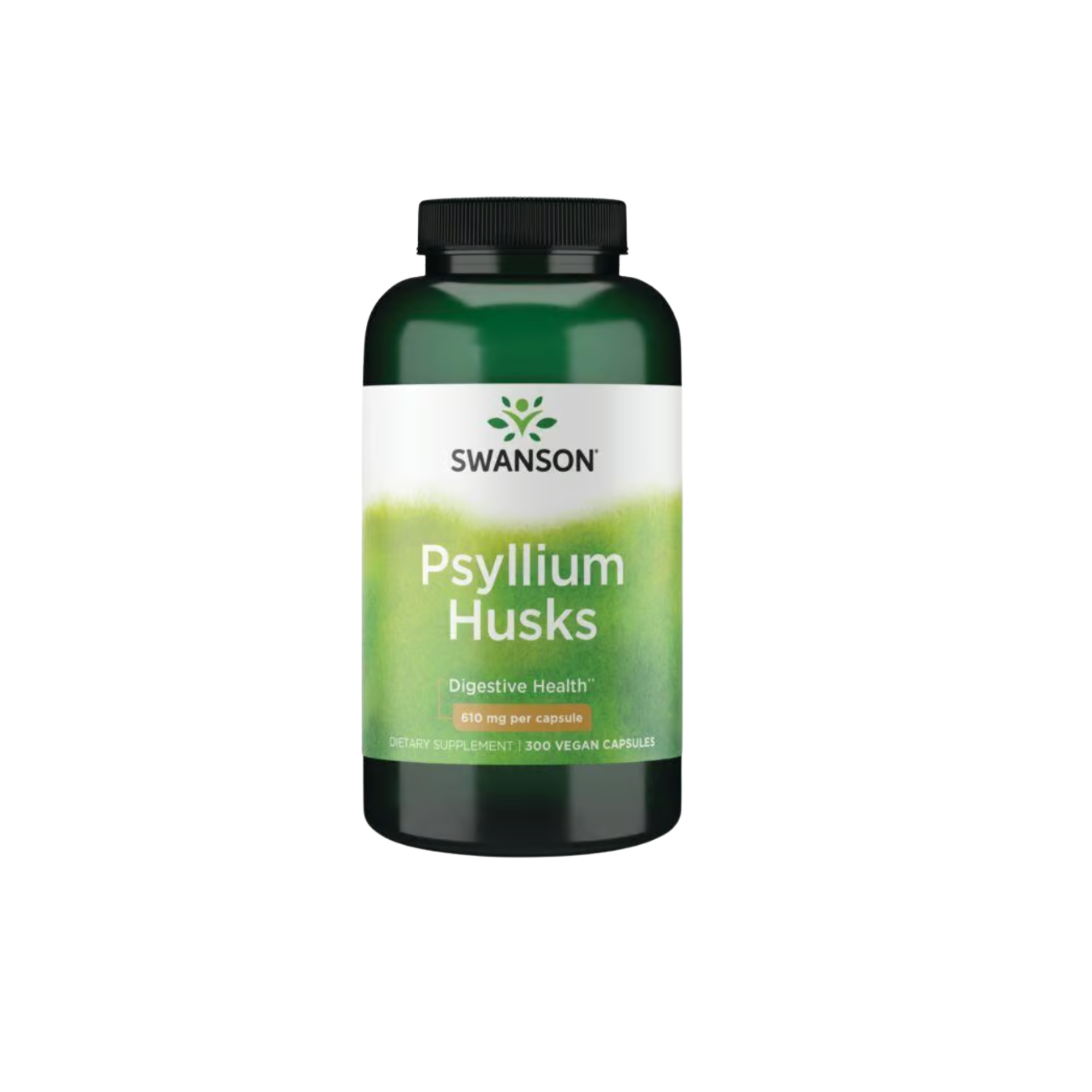 Swanson Psyllium Husks 610mg 300 Veggie Caps