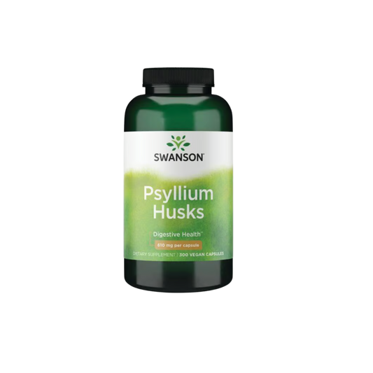 Swanson Psyllium Husks 610mg 300 Veggie Caps