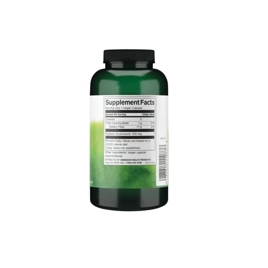 Swanson Psyllium Husks 610mg 300 Veggie Caps