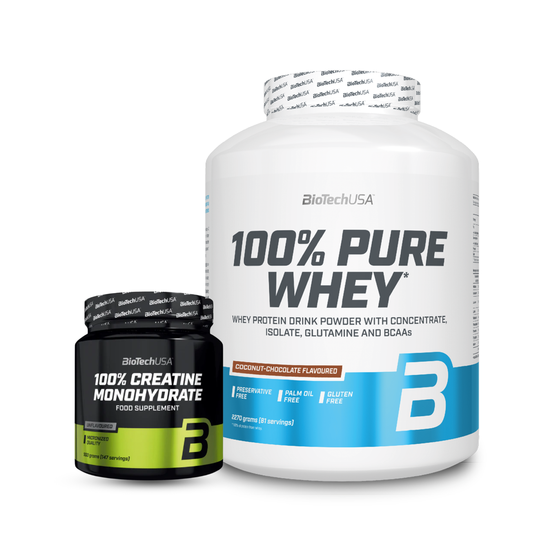 PACK Proteína 100% Pure Whey + Creatina / BiotechUSA