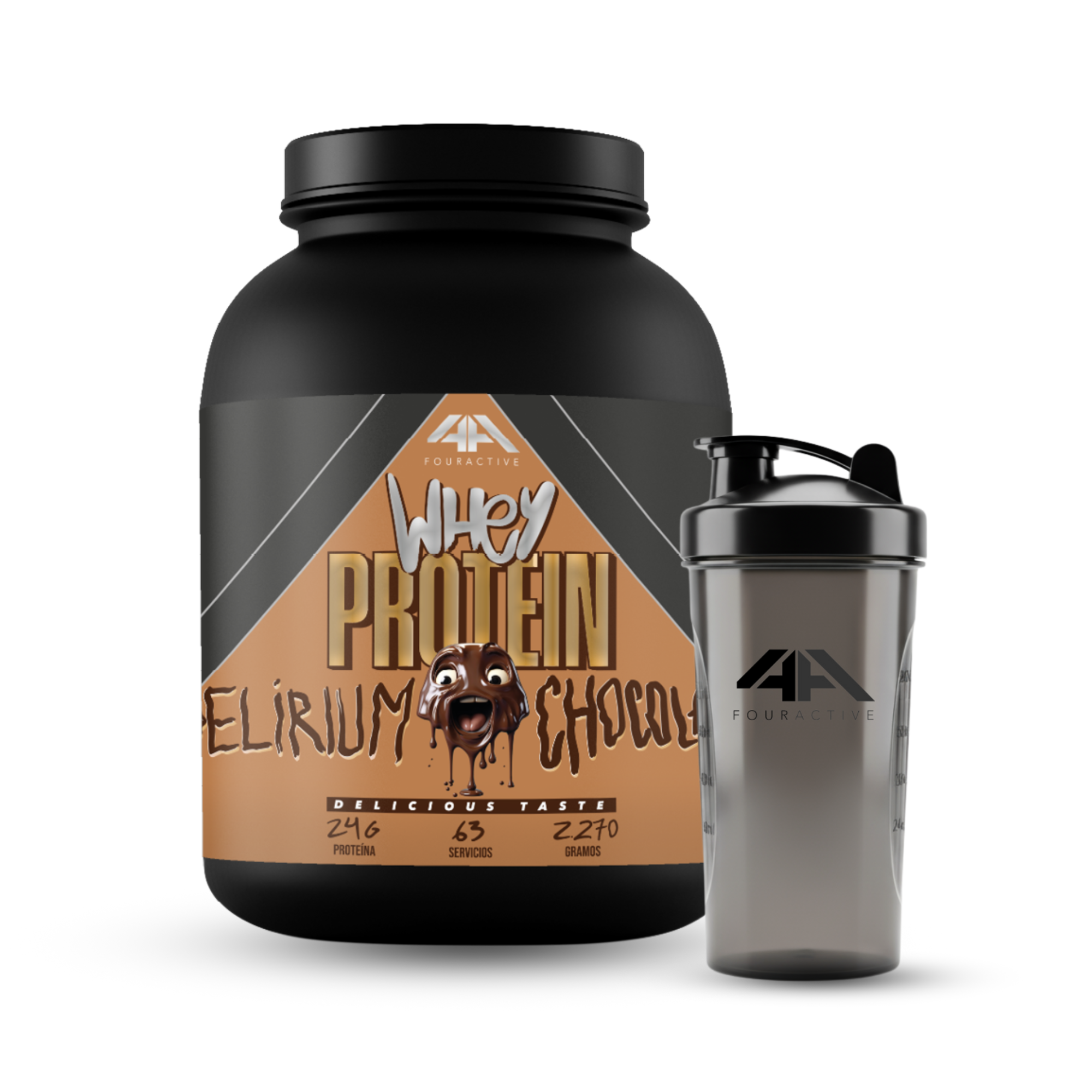 PACK 4ACTIVE - PROTEÍNA + SHAKER GRATIS