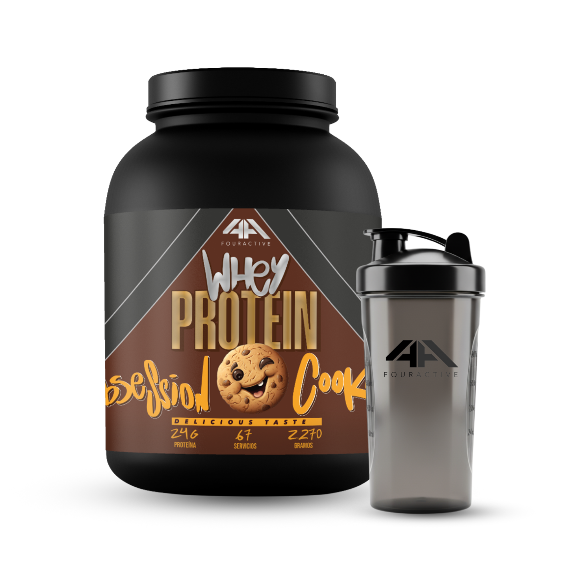 PACK 4Active - PROTEÍNA + SHAKER GRATIS