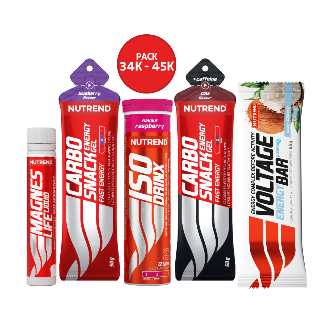 Pack Nutrend 34K-45K | Energía + Cafeína + Hidratación + Magnesio