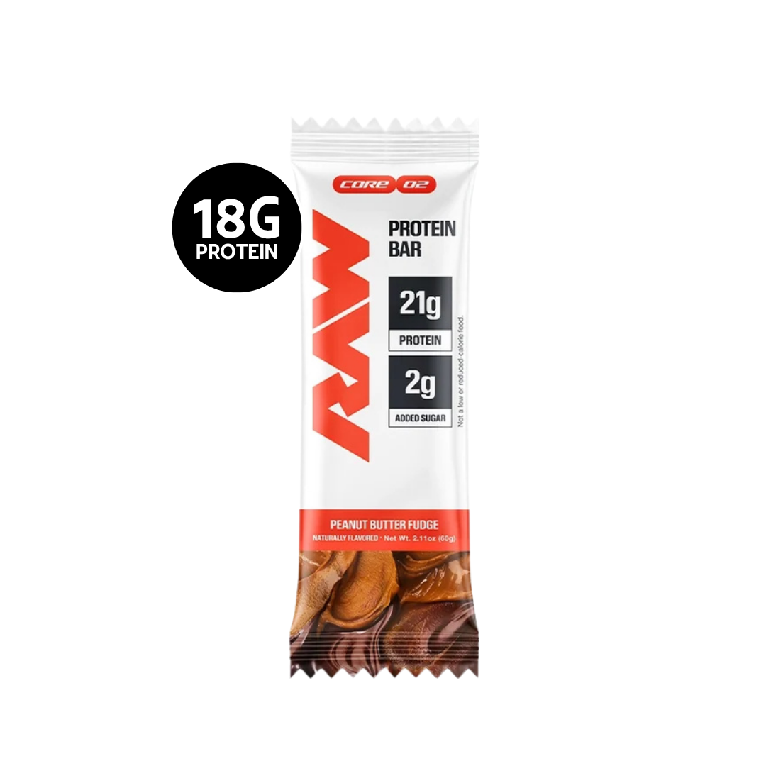 RAW Nutrition Protein Bar (Unidad) | Barras de Proteína · Snack Alto en Proteína - 21 gramos de proteína