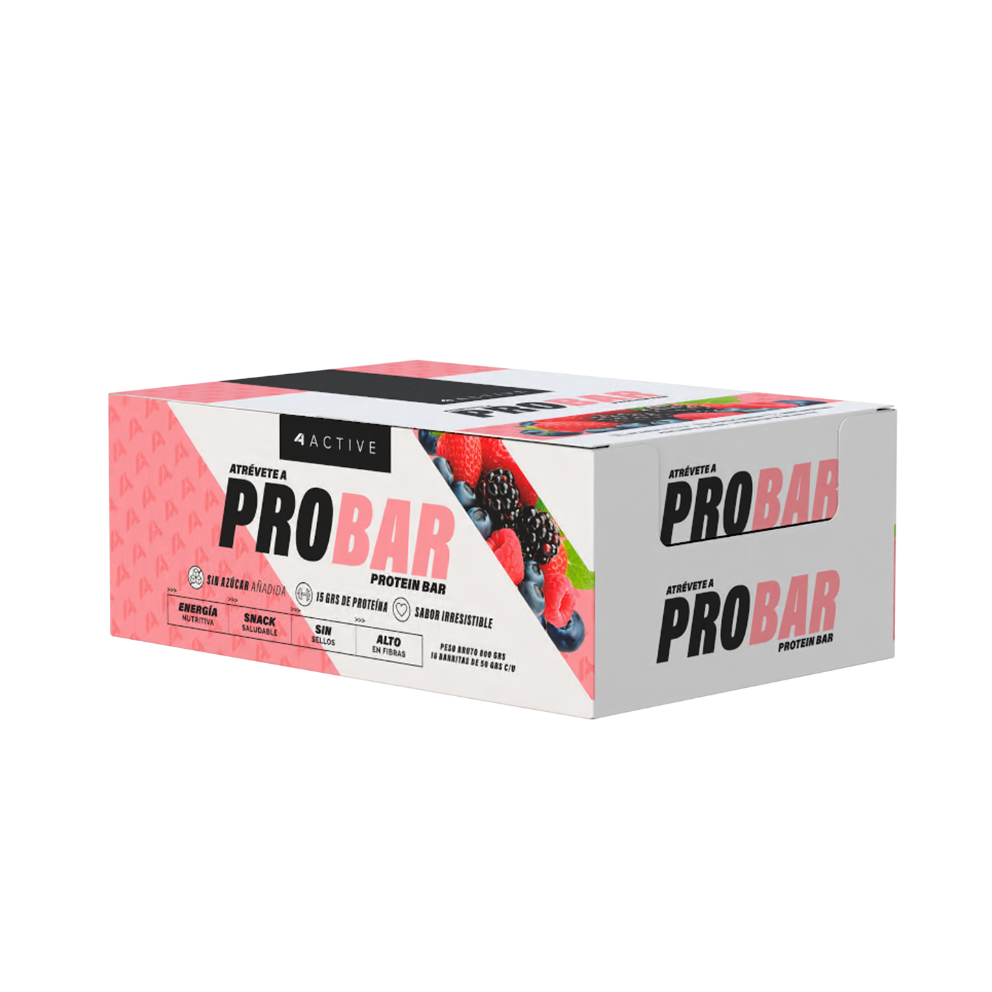 4Active PROBAR Protein Bar 50g - 16 unidades