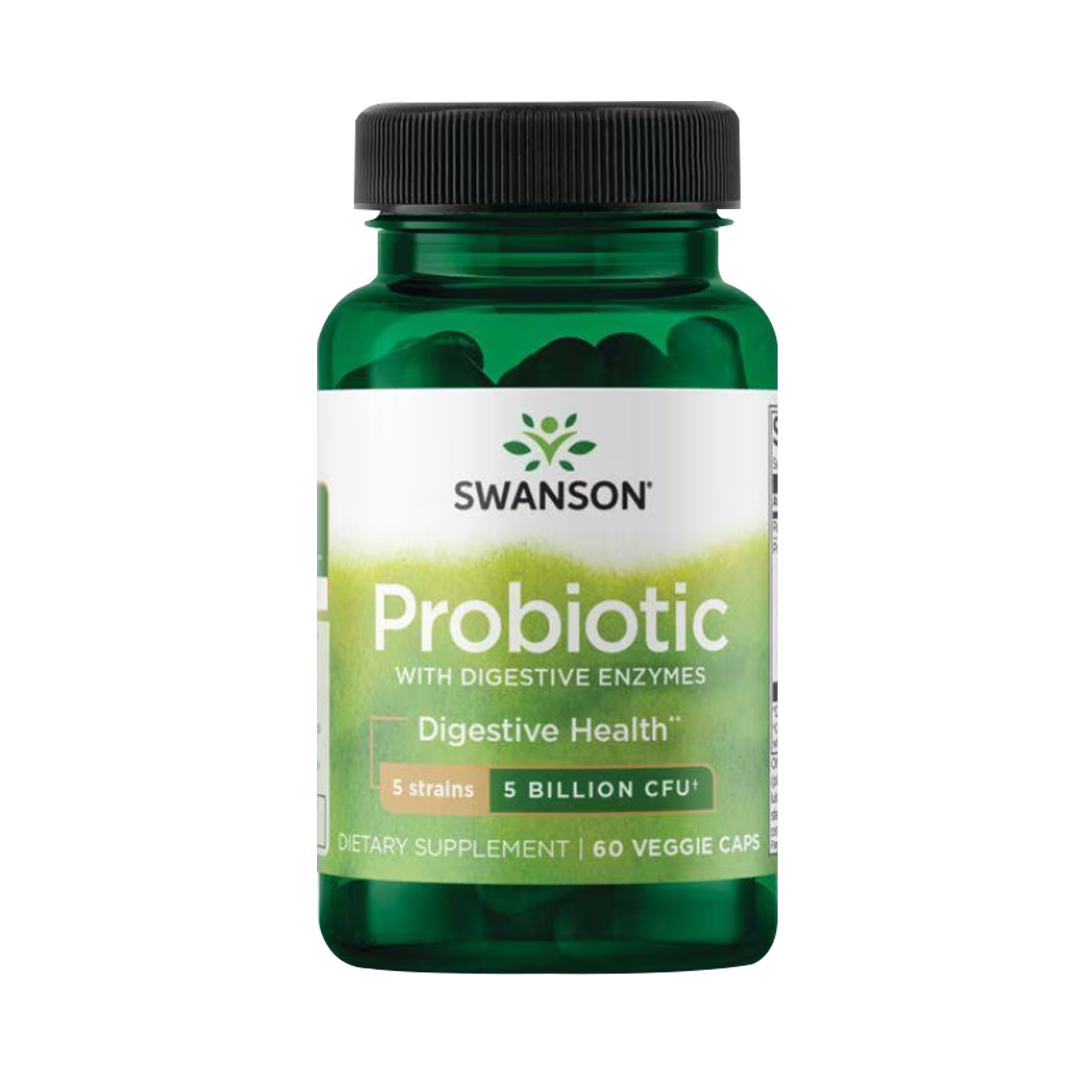 Sw Probiotic With Digestive Enzymes 5 Billion Cfu 60 Veg Cap– Global ...