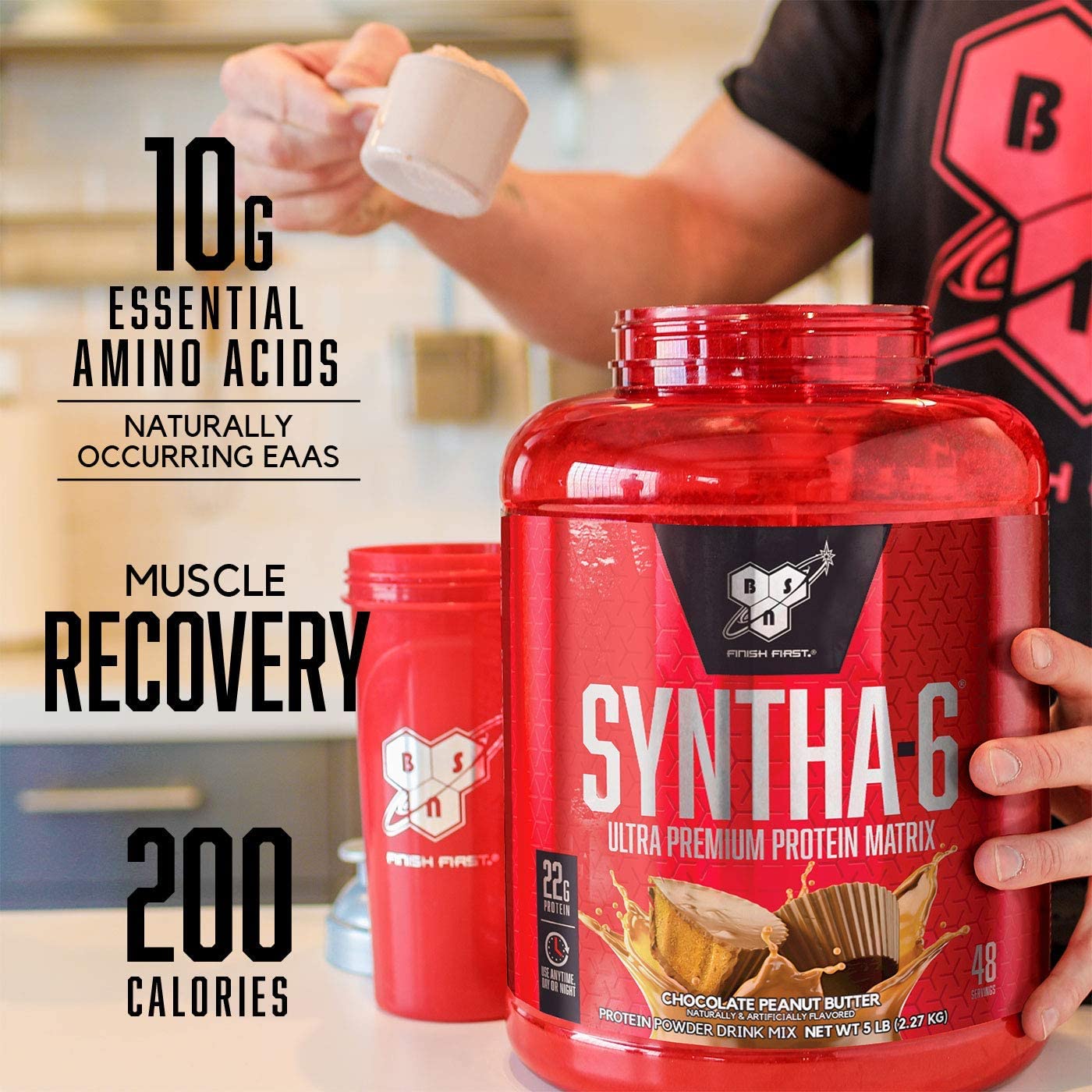BSN Syntha-6 Proteína Whey Multi-Fase 1.32 kg (2.9 lb) | 28 Servicios · 22g Proteína