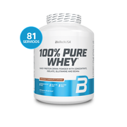 BioTechUSA 100% Pure Whey Proteína 2.27 kg | 81 Servicios · 24g Proteína · Recuperación Muscular