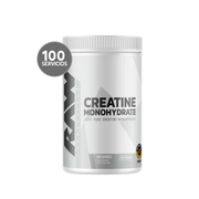 RAW Nutrition Creatine 500 g | 100 Servicios · Creatina Monohidratada · Fuerza y Rendimiento