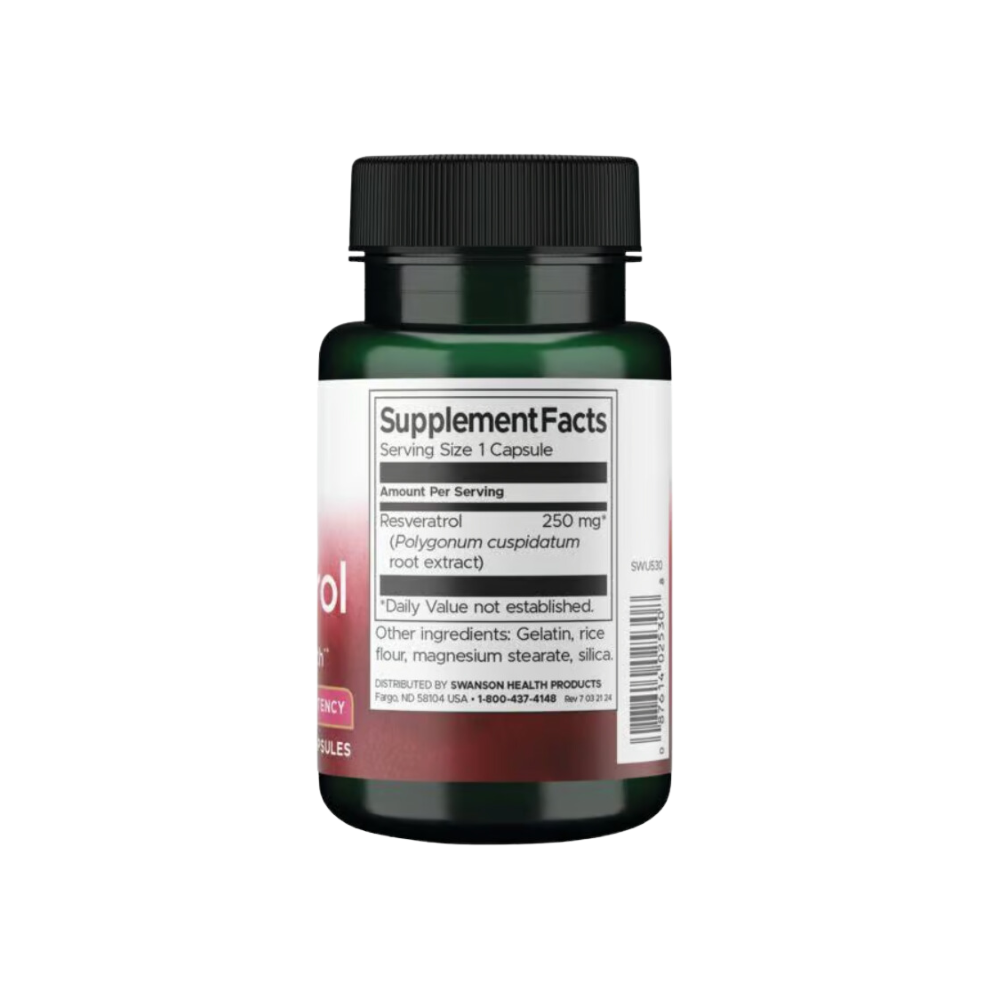 Resveratrol 250mg - 30 Cápsulas