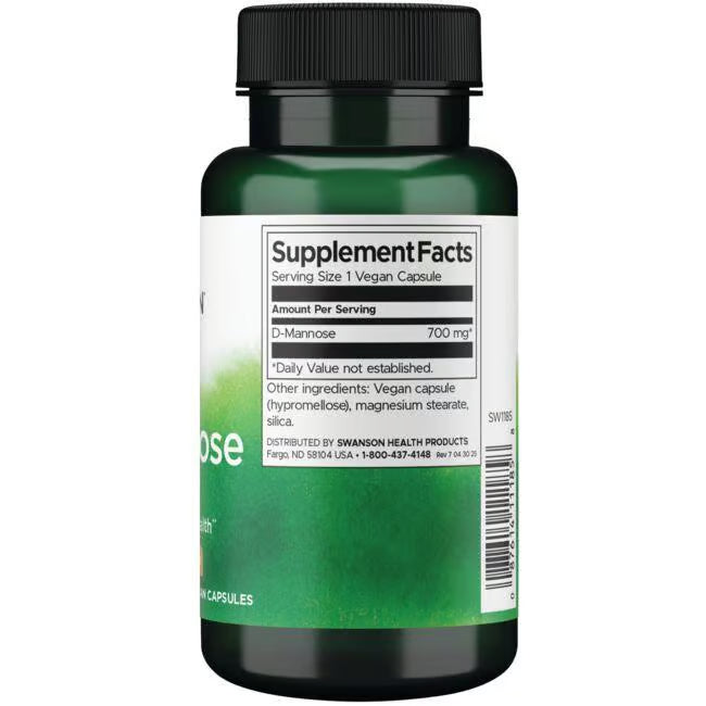 D-Mannose Swanson 700 mg 60 capsulas