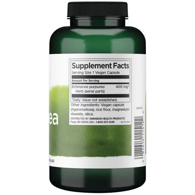 Echinacea Swanson 400 mg 100 Cápsulas