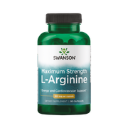 Swanson L-Arginine - Maximum Strength 850 mg 90 Caps.