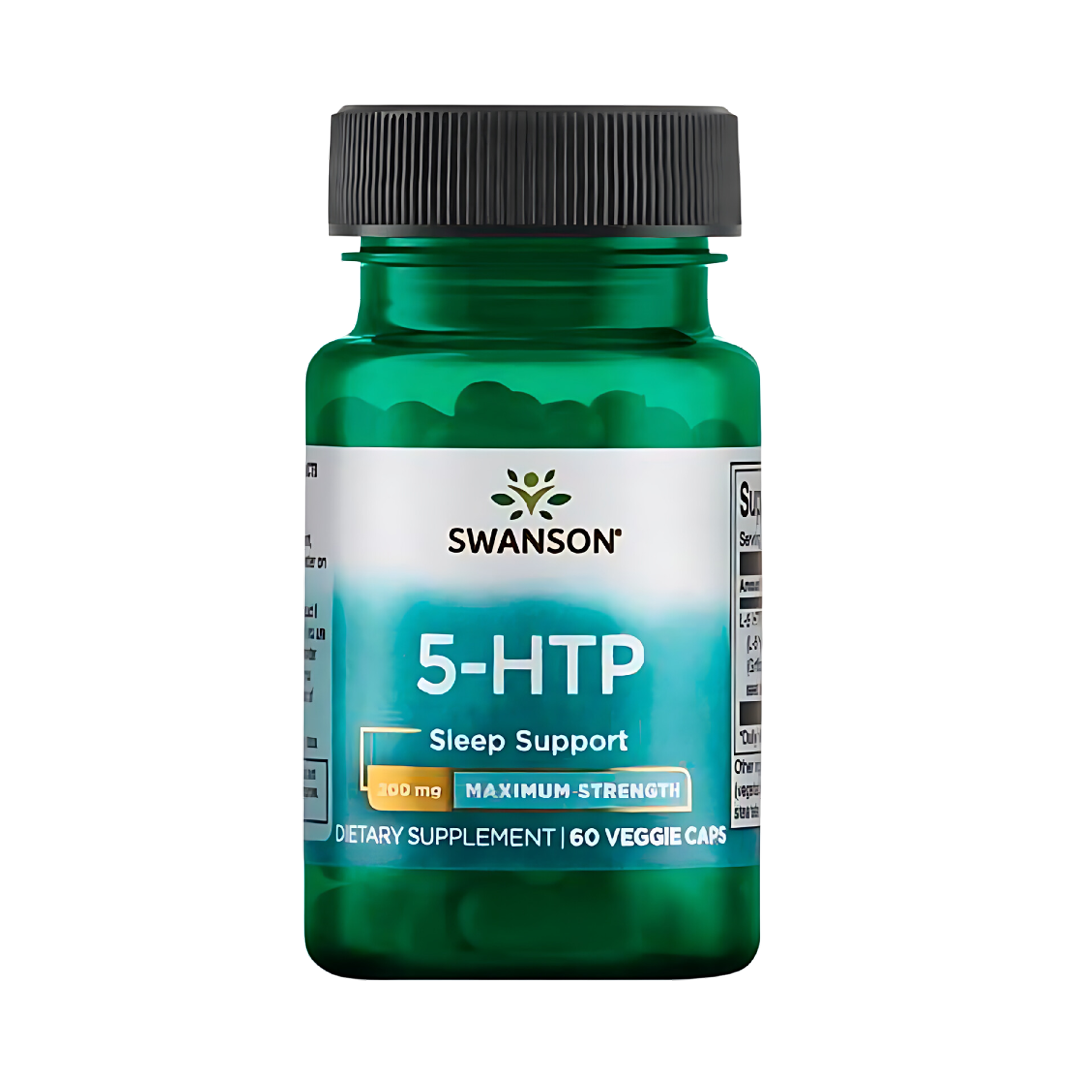 Swanson 5-HTP Maximum Strength 200 mg 60 Veggie Caps