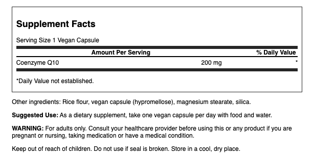 Swanson Ultra CoQ10 Max Strength 200mg 90 Cápsulas | Coenzima Q10
