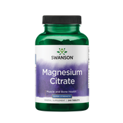 Swanson Magnesium Citrate - Super Strength 112.5 Mg 240 Tabs