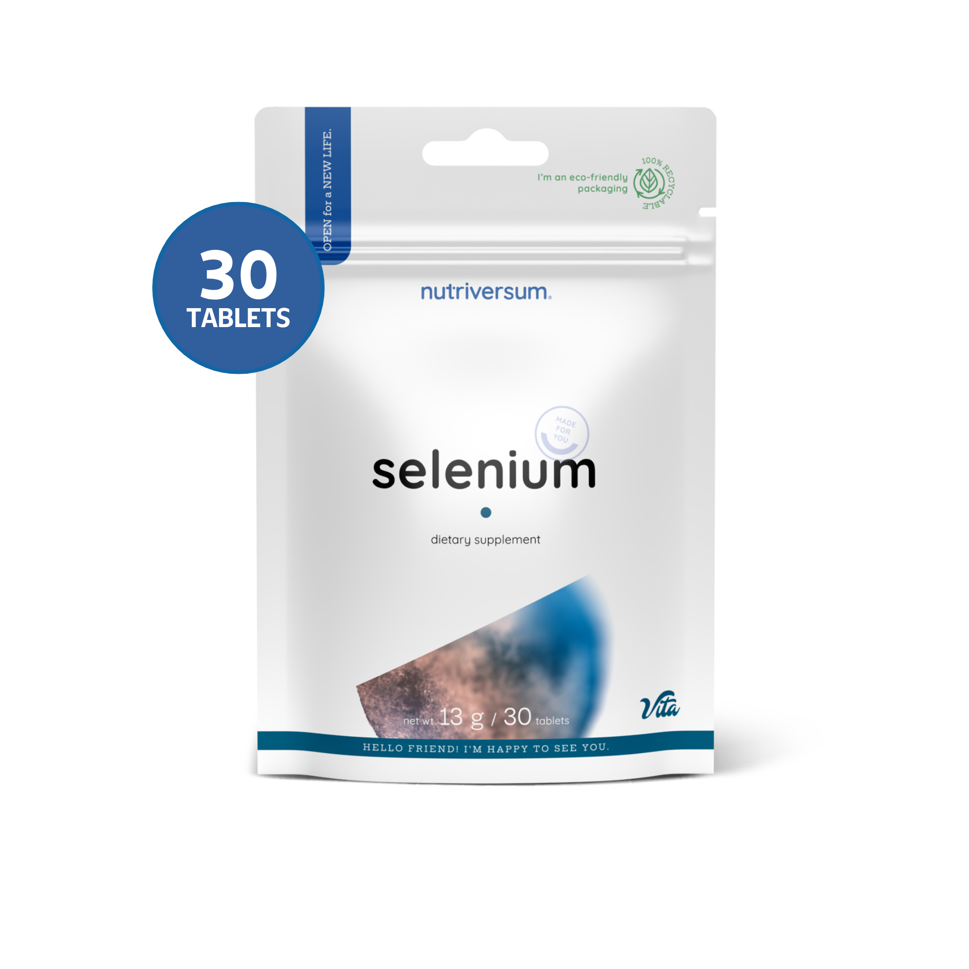 Selenium - Nutriversum - 13g / 30 Tabletas